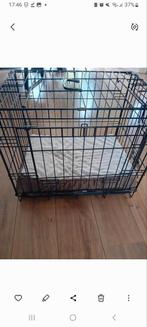 Bench incl orthopedisch kussen, Dieren en Toebehoren, Hondenhokken, Ophalen, Minder dan 65 cm, Zo goed als nieuw, Minder dan 75 cm