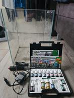 Aquarium met toebehoren, Dieren en Toebehoren, Vissen | Aquaria en Toebehoren, Ophalen, Gebruikt, Leeg aquarium