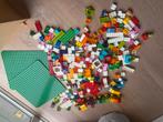 Grote Bak Lego Duplo + 2 Grondplaten, Ophalen of Verzenden, Gebruikt, Losse stenen, Duplo