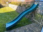Groene glijbaan 3 meter lang 1,5 meter hoog, Ophalen, Gebruikt, Glijbaan