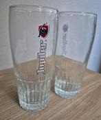 Jupiler glazen  / 2 stuks, Ophalen, Nieuw, Glas of Glazen, Jupiler