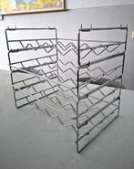 modulair Deens design wijnrek chroom Bastian Bacchus, Huis en Inrichting, Woonaccessoires | Wijnrekken, 15 tot 25 flessen, Ophalen of Verzenden