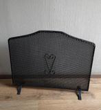 Zwart vonkenscherm, Huis en Inrichting, Haarden, Ophalen, Gebruikt