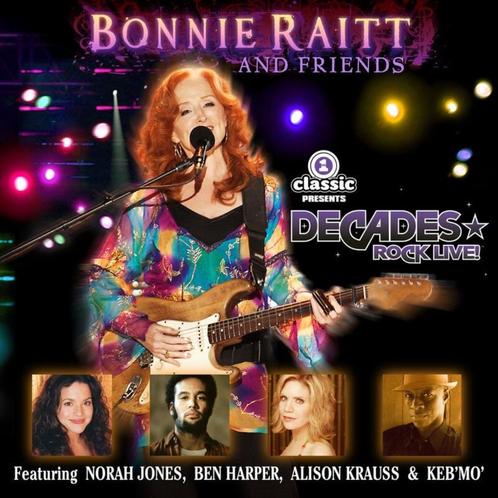 CD/DVD: Bonnie Raitt - Decades Rock Live: Bonnie and Friends, Cd's en Dvd's, Cd's | Rock, Zo goed als nieuw, Poprock, Ophalen of Verzenden