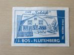 Fluitenberg, café Toldijk / J. Bos (matige achterkant), Verzenden, Nederland