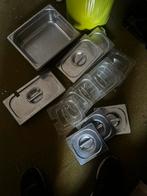 Gastronorm bak met diverse deksels, Ophalen of Verzenden, Gebruikt