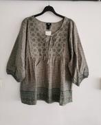 H&M blouse met print mt. 40, Kleding | Dames, Blouses en Tunieken, Maat 38/40 (M), H&M, Overige kleuren, Verzenden