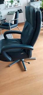RELEXFAUTEUIL MAAT  LARGE HANDMATIG., Huis en Inrichting, Fauteuils, Ophalen of Verzenden, Gebruikt, Leer