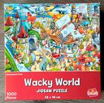 Wacky World puzzel Pretpark 1000 compleet, Ophalen of Verzenden, 500 t/m 1500 stukjes, Zo goed als nieuw, Legpuzzel