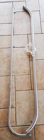Gordijnrails bochten profiel aluminium zilver 2 stuks, Ophalen, Minder dan 50 cm, Overige kleuren, Zo goed als nieuw