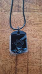 Zwart Assieraad met Hondenpootje, Zwart, Nieuw, Ophalen of Verzenden, Overige materialen