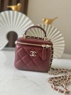 Chanel lambskin vanity bag mini Bordeaux, Sieraden, Tassen en Uiterlijk, Tassen | Damestassen, Ophalen of Verzenden, Nieuw, Zwart