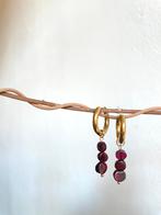 Granaat oorbellen/ oorringen, Sieraden, Tassen en Uiterlijk, Oorbellen, Hangers, Nieuw, Ophalen of Verzenden, Met edelsteen
