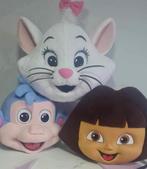 Dora en/Boots mascotte te huur of langs laten komen, Ophalen of Verzenden, Zo goed als nieuw