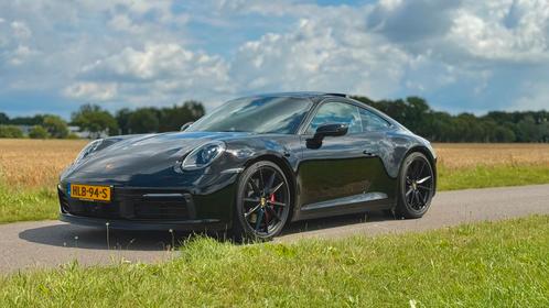 Porsche 911 3.0 450PK PDK 2022 Zwart BTW 20MND P. GARANTIE, Auto's, Porsche, Particulier, 360° camera, ABS, Achteruitrijcamera