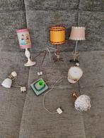 Vintage jaren 50/60 poppenhuis lampjes, Verzamelen, Poppenhuizen en Toebehoren, Ophalen of Verzenden, Gebruikt, Poppenhuis