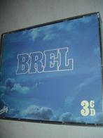 Jacques Brel- 56 Greatest Hits- Brel- BOX- 3-CD- (NIEUW), Cd's en Dvd's, Verzenden, 1960 tot 1980, Nieuw in verpakking, Boxset