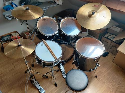 Te koop: Pearl Target drumstel met CX-200 bekkenset, Muziek en Instrumenten, Drumstellen en Slagwerk, Gebruikt, Pearl, Ophalen