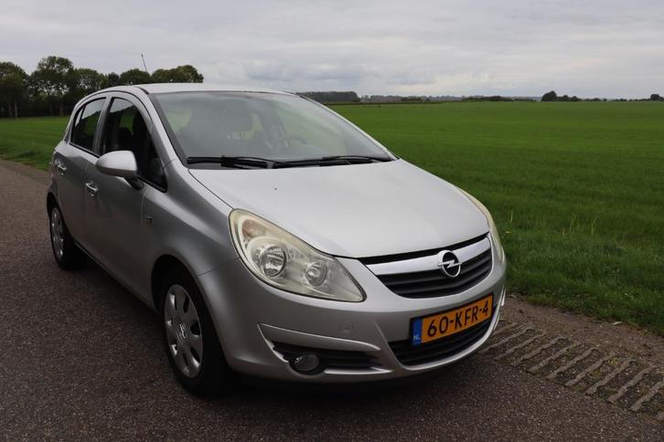 Opel Corsa 1.4 16V 5D 2009 Grijs, Auto's, Opel, Particulier, Corsa, Airbags, Airconditioning, Centrale vergrendeling, Cruise Control