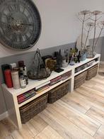 Wandkast/dressoir/sidetable wit hoogglans, Ikea, Huis en Inrichting, Kasten | Dressoirs, Ophalen, Zo goed als nieuw, 25 tot 50 cm