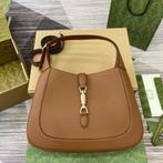 leren tas gucci jackie, Verzenden, Nieuw, Bruin, Schoudertasje