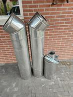 Dubbelwandige  Schoorsteenpijp  rvs, Huis en Inrichting, Kachels, Houtkachel, Ophalen of Verzenden, Zo goed als nieuw, Inbouw
