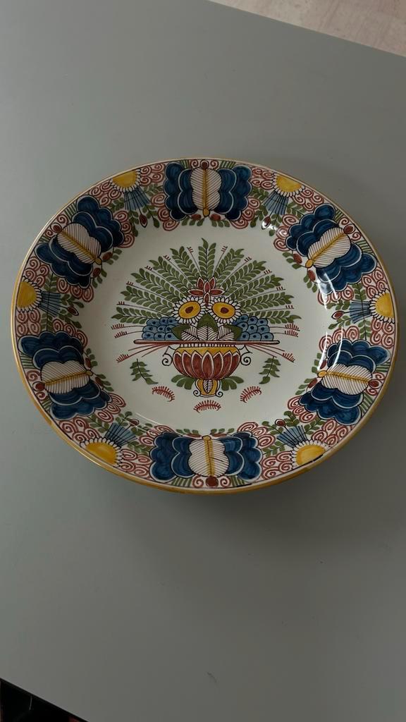 Makkum Aardewerk Wandbord - 34cm - Onbeschadigd, Antiek en Kunst, Antiek | Wandborden en Tegels, Ophalen of Verzenden