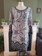 K-Design K Design jurk zwart crème M 38 40 gratis verz NL, Kleding | Dames, Maat 38/40 (M), K-design, Verzenden, Zwart