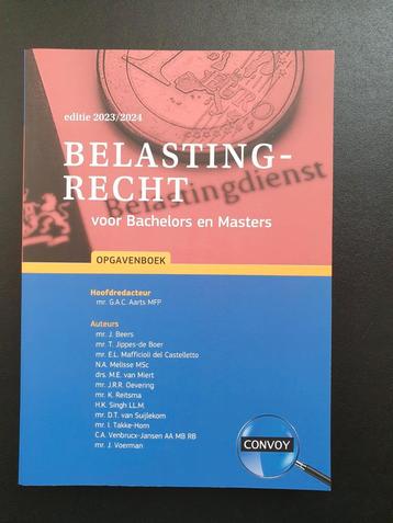 Belastingrecht Opdrachtenboek 2023/2024 beschikbaar voor biedingen