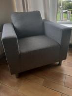 Grijze foutuille, Huis en Inrichting, Fauteuils, Ophalen, Gebruikt