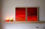 Zwevende wandplank - decoratief schap eiken 119 cm #17C, Houtatelier M.Y., Info@myhoutatelier.nl, Nieuw, Ophalen of Verzenden