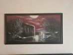 Schilderij met reliëf, Antiek en Kunst, Ophalen