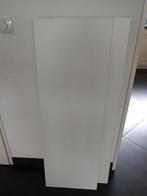 2 witte planken 120x40x1,8cm   alleen afhalen, Doe-het-zelf en Verbouw, Hout en Planken, Ophalen, Minder dan 25 mm, Zo goed als nieuw