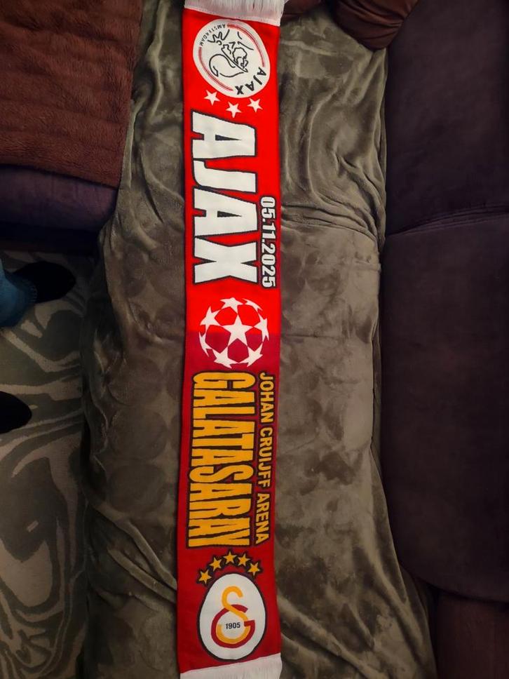 Ajax - Galatasaray Sjaal, Sport en Fitness, Voetbal, Nieuw, Clubaccessoires, Maat XL, Ophalen of Verzenden