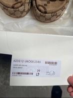 Gucci GG Canvas Slippers Maat 39 - Nieuw!, Kleding | Dames, Schoenen, Ophalen of Verzenden, Nieuw, Beige, Slippers