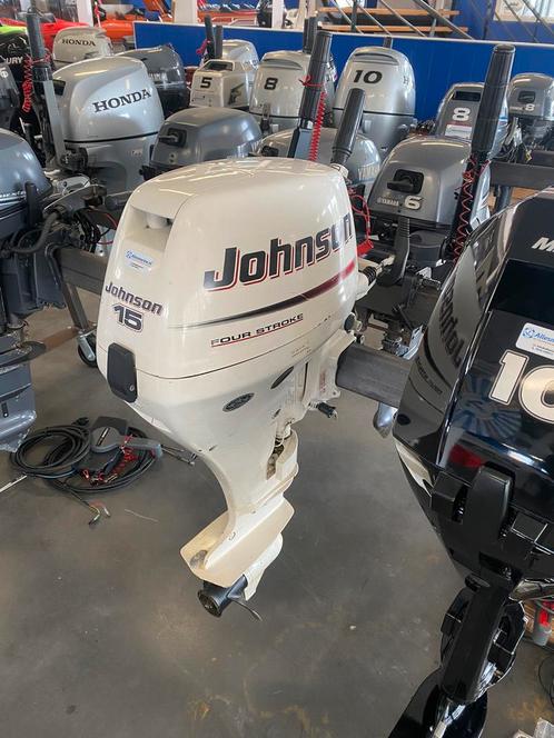 Suzuki / Johnson 9.9  / 15 pk 4-Takt  kort knuppel +garantie, Watersport en Boten, Buiten- en Binnenboordmotoren, Zo goed als nieuw