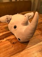 Neushoorn knuffel voor aan de muur, Ophalen, Zo goed als nieuw, Wanddecoratie