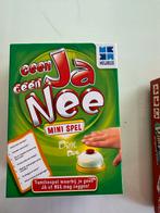 Geen Ja Nee Mini Spel - Megableu, Hobby en Vrije tijd, Gezelschapsspellen | Bordspellen, Drie of vier spelers, Ophalen of Verzenden