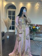 TE HUUR Takchita Takshita Marokkaanse Caftan Kaftan, Ophalen of Verzenden, Zo goed als nieuw, Blauw, Onder de knie
