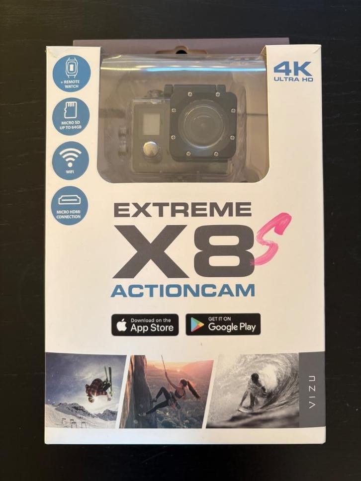 Vizu Extreme X8 Action Camera – Zo goed als nieuw, Audio, Tv en Foto, Actiecamera's, Zo goed als nieuw, Overige merken, Ophalen of Verzenden