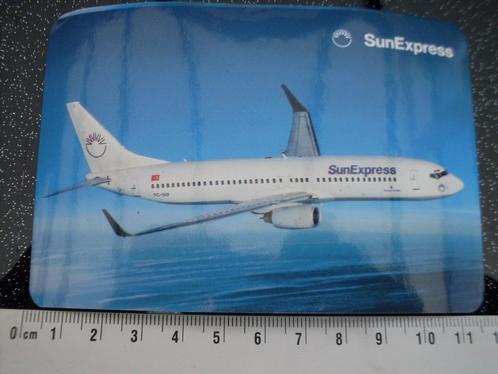 sticker SunExpress logo airplane vliegtuig, Verzamelen, Stickers, Zo goed als nieuw, Bedrijf of Vereniging, Verzenden