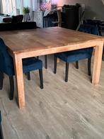 Vierkante eettafel, Huis en Inrichting, Ophalen, Gebruikt, 50 tot 100 cm, 100 tot 150 cm