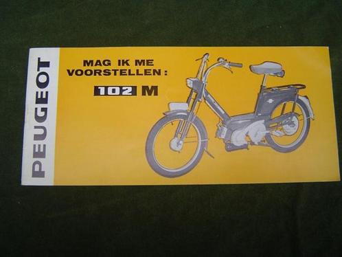 PEUGEOT 102 M bromfiets 1971 instructie boekje, Fietsen en Brommers, Handleidingen en Instructieboekjes, Ophalen of Verzenden