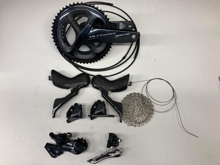 Shimano Ultegra R8000 groepset met Power Pro powermeter, Fietsen en Brommers, Fietsonderdelen, Nieuw, Racefiets, Derailleur of Ketting