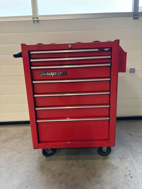 Gevulde Snap On gereedschapswagen kist 9, Auto diversen, Autogereedschap, Gebruikt, Ophalen
