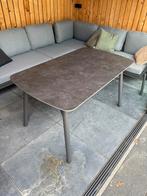 Nieuwe tuintafel kunststof staal marmer look, Ophalen, Zo goed als nieuw, Rechthoekig, Kunststof