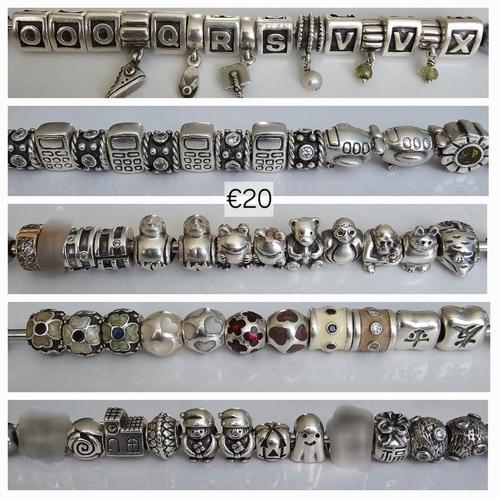 Prachtige originele Pandora bedels/dangles, Sieraden, Tassen en Uiterlijk, Bedels, Zo goed als nieuw, Pandora, Zilver, 1 bedel