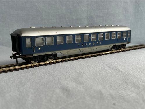 Fleischmann 1509 DB Touropa slaaprijtuig, Hobby en Vrije tijd, Modeltreinen | H0, Gebruikt, Wagon, Gelijkstroom, Fleischmann, Ophalen of Verzenden