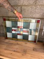 Drie prachtige glas-in-lood ramen - Vintage charme!, Ophalen of Verzenden