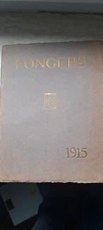 Fongera prijscourant 1915, Gelezen, Ophalen of Verzenden, Catalogus